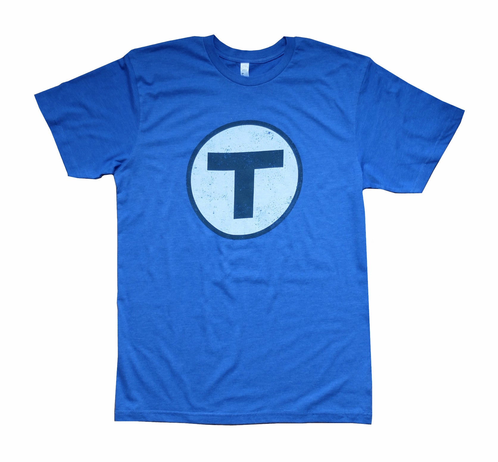 MBTA – (ADULT) Blue T T-Shirt MBTAgifts Logo