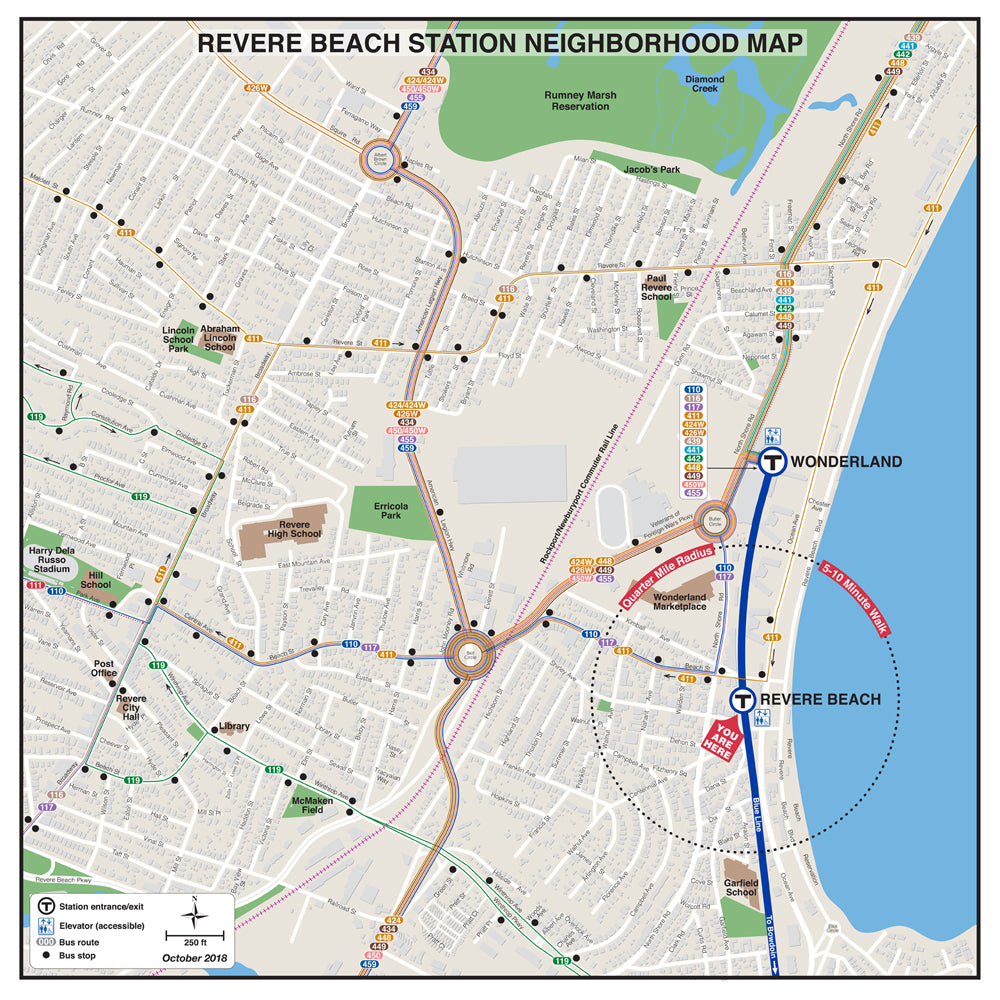 Massachusetts Beaches Map