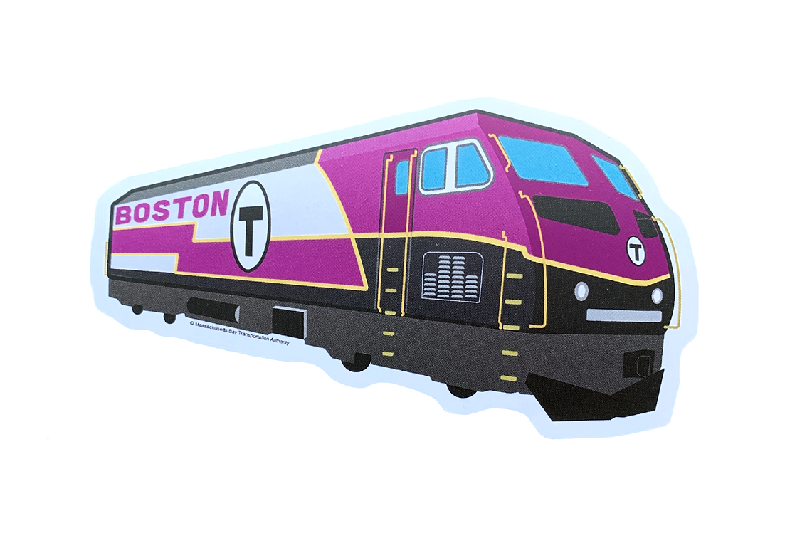 Rail Sticker Rid MBTA Commuter Rail Locomotive Sticker – MBTAgifts