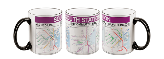 MBTA SOUTH STATION Commuter Rail Mug