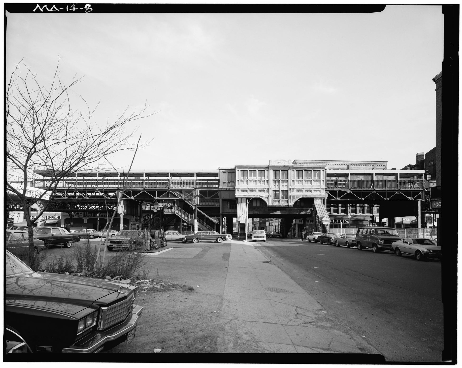 Vintage Photo: Dover Street Station, South End, Boston