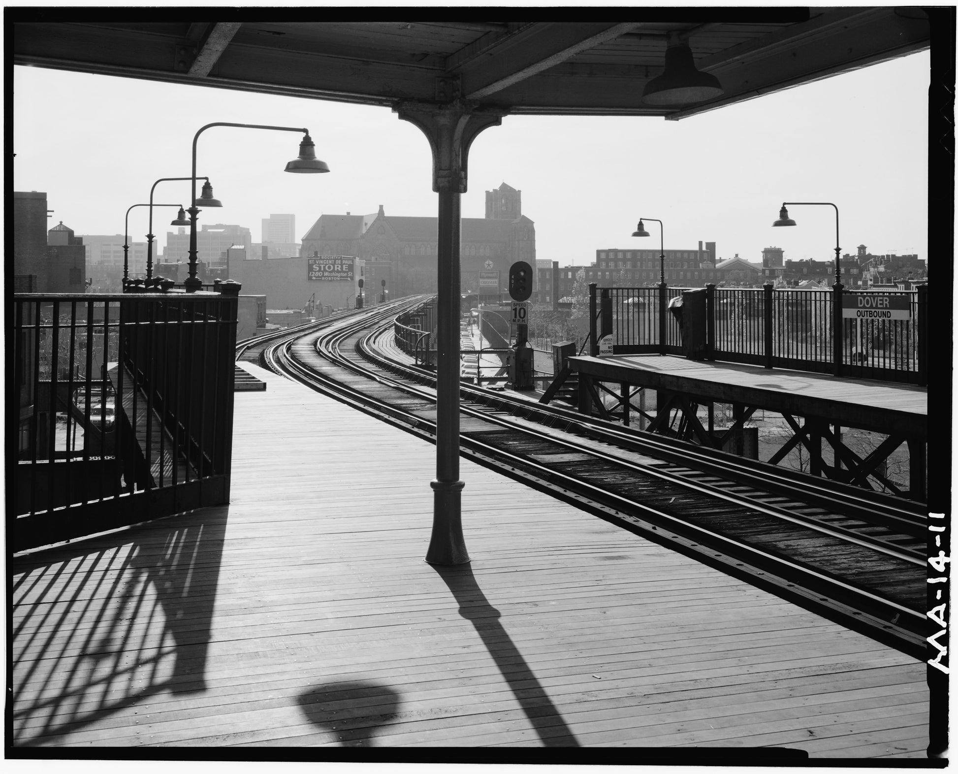 Vintage Photo: Dover Street Station Looking South