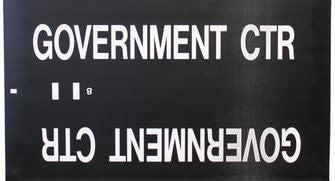 Government Ctr Rollsign Curtain (Type 7 Side Destination)