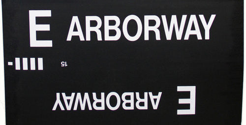 E Arborway Rollsign Curtain (Type 7 Side Destination)