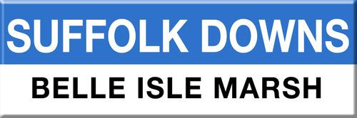 Blue Line Station Magnet: Suffolk Downs; Belle Isle Marsh
