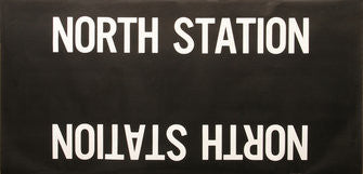 North Station Rollsign Curtain (Boeing LRV Side Destination)