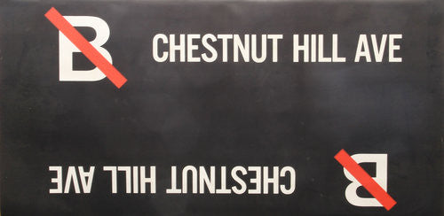 B Chestnut Hill Ave Rollsign Curtain (Boeing LRV Side Destination)