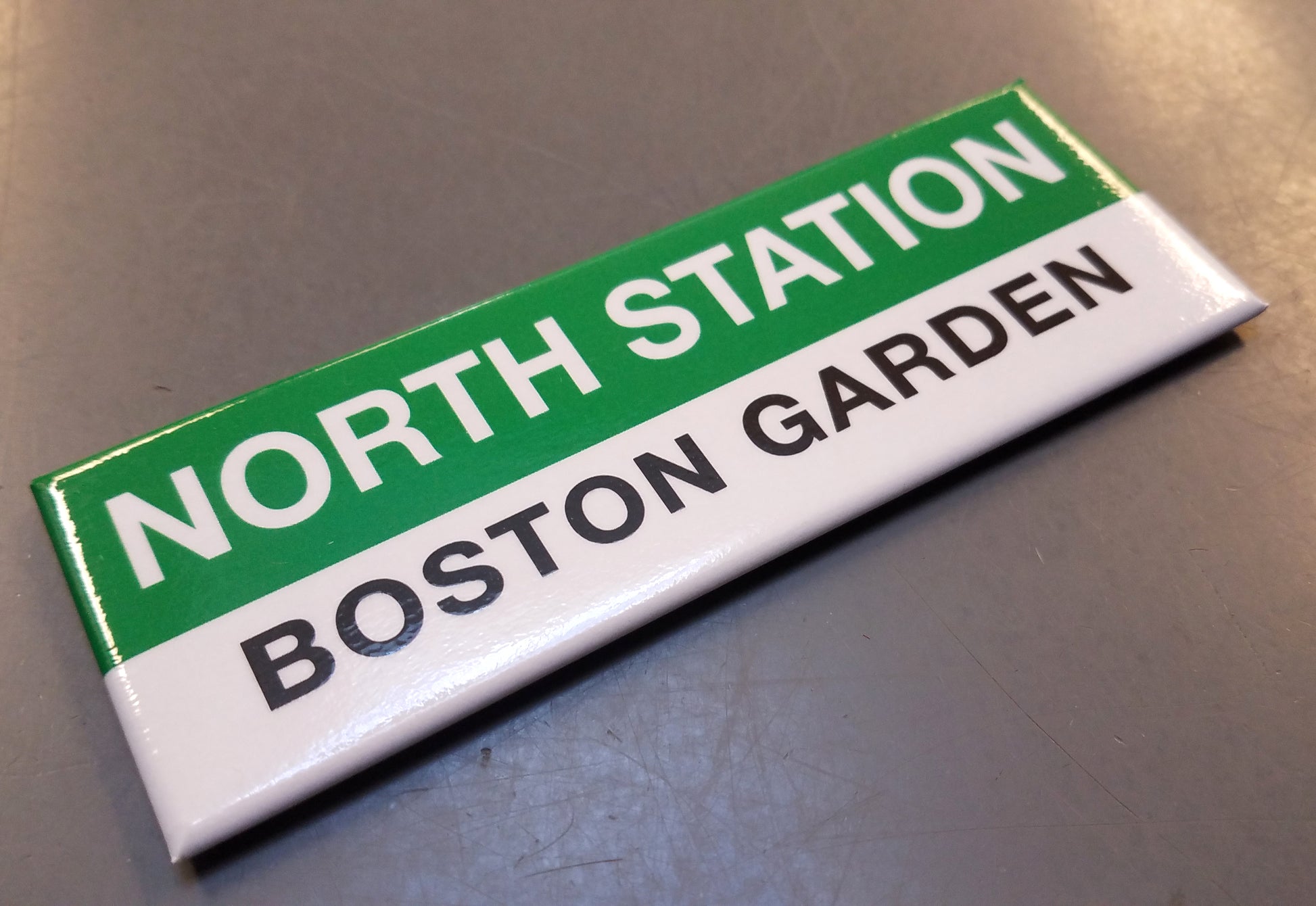 Green Line Station Magnet: North Station; Boston Garden