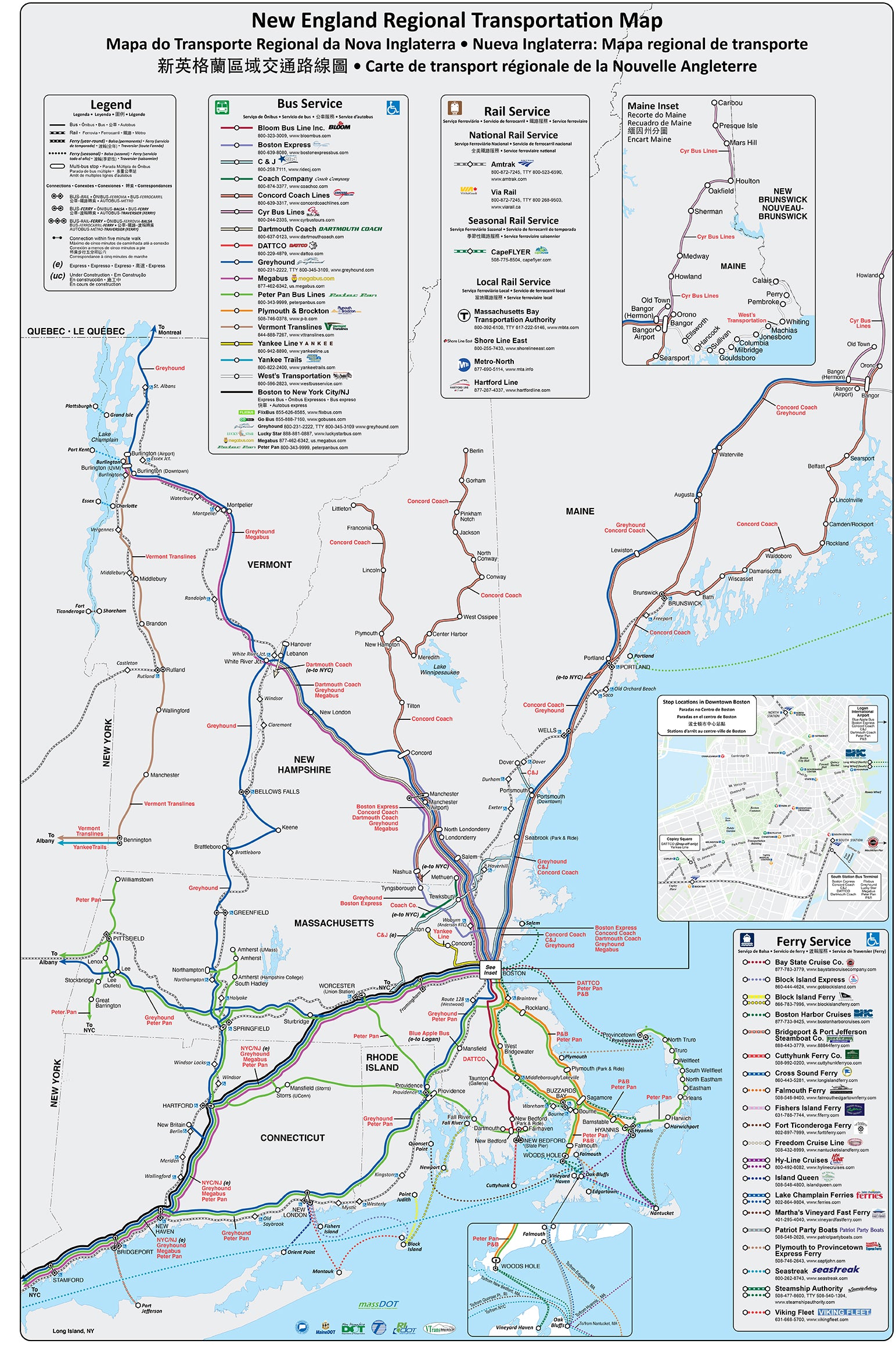 Mbta Map.pdf 2023 MBTA System Map (New England) – MBTAgifts