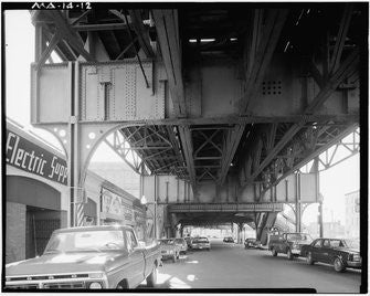 Vintage Photo: Under Dover Street Station, Looking South