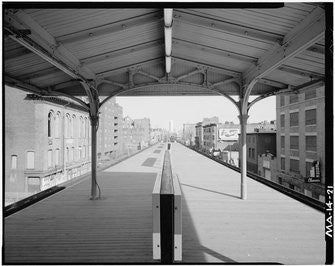 Vintage Photo: Northampton Street Station Platform