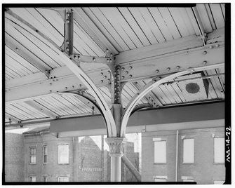 Vintage Photo: Northampton Station Column Cap Detail