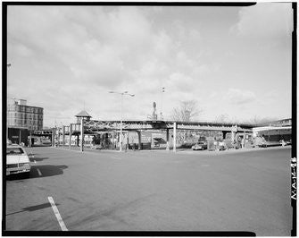 Vintage Photo: Washington Street El, Dudley Station Area, Roxbury
