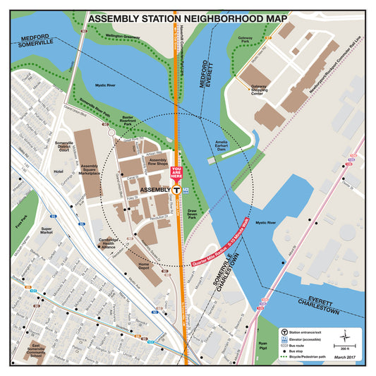 Orange Line Station Neighborhood Map: Assembly (March 2017)