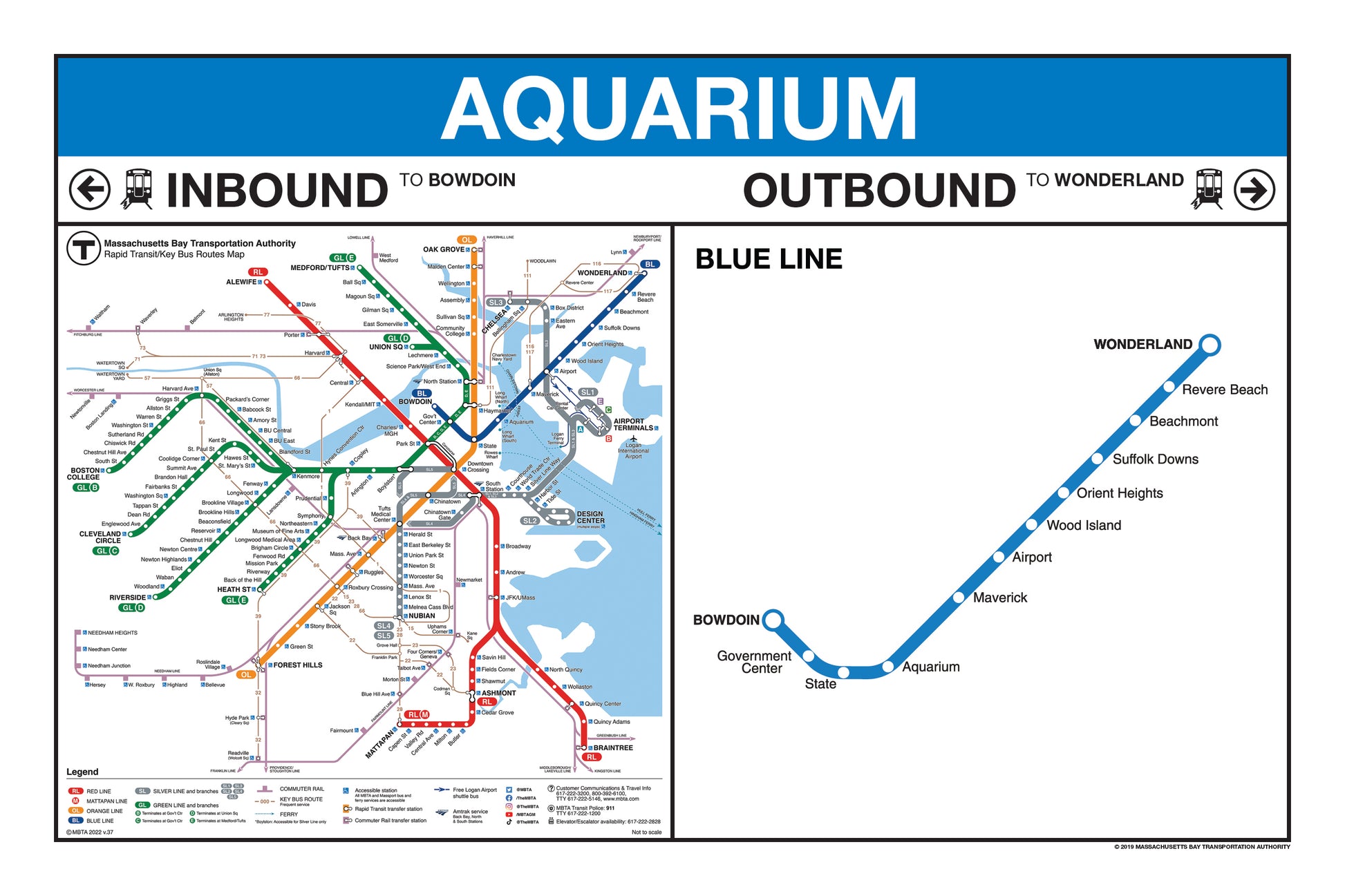 Mbta Blue Line Map