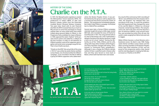History of Charlie on the MTA
