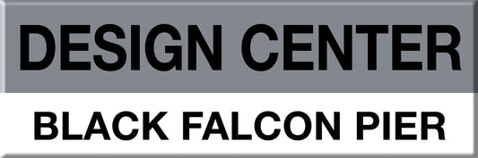 Silver Line Station Magnet: Design Center; Black Falcon Pier