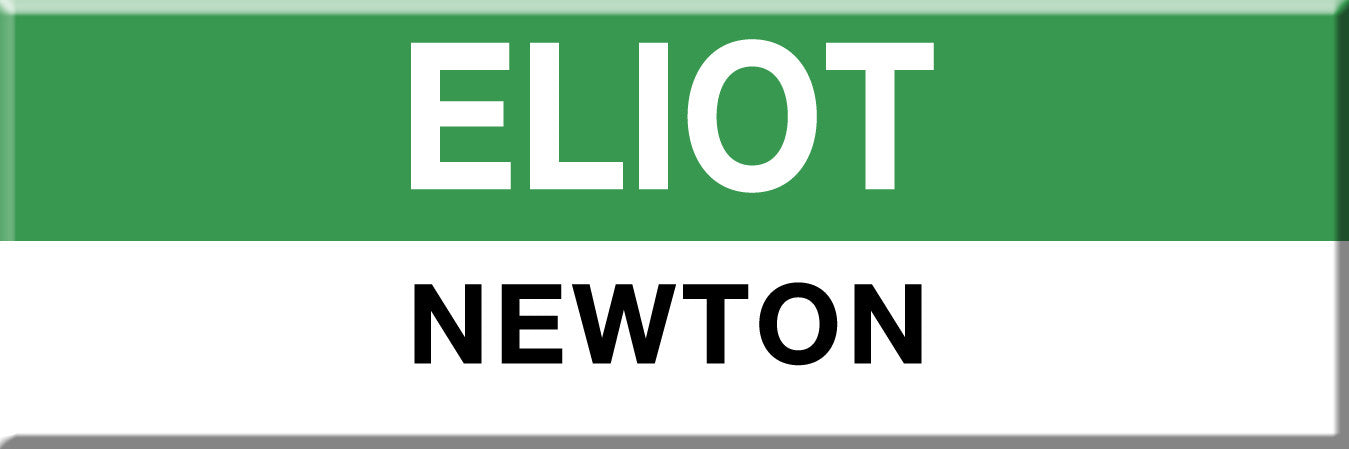 Green Line Station Magnet: Eliot; Newton