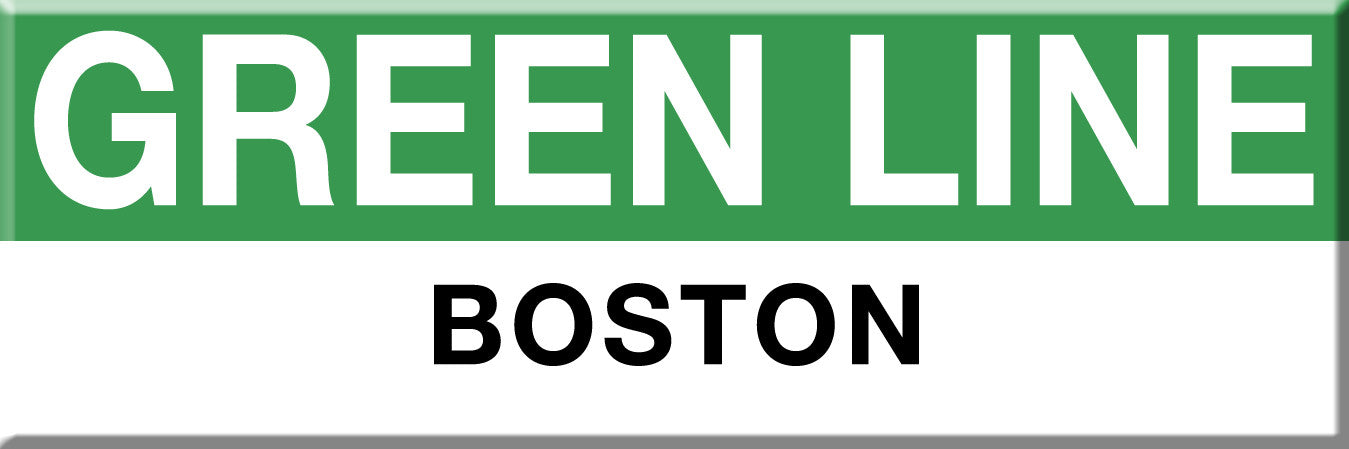 Green Line Station Magnet: Green Line; Boston