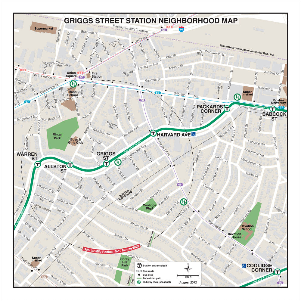Green Line Station Neighborhood Map: Griggs Street (Aug. 2012)