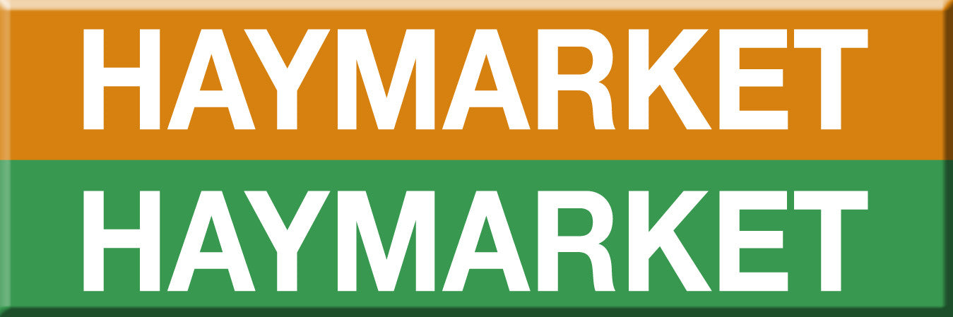 Green/Orange Line Station Magnet: Haymarket