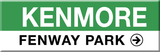 Green Line Station Magnet: Kenmore; Fenway Park