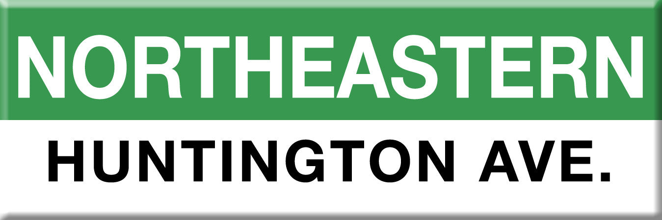Green Line Station Magnet: Northeastern; Huntington Ave.