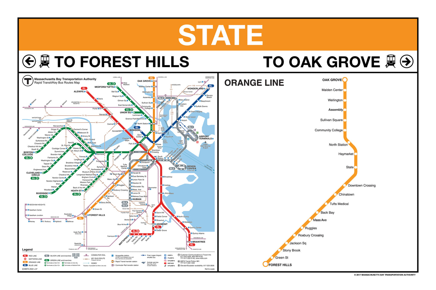 Mbta Map Orange Line
