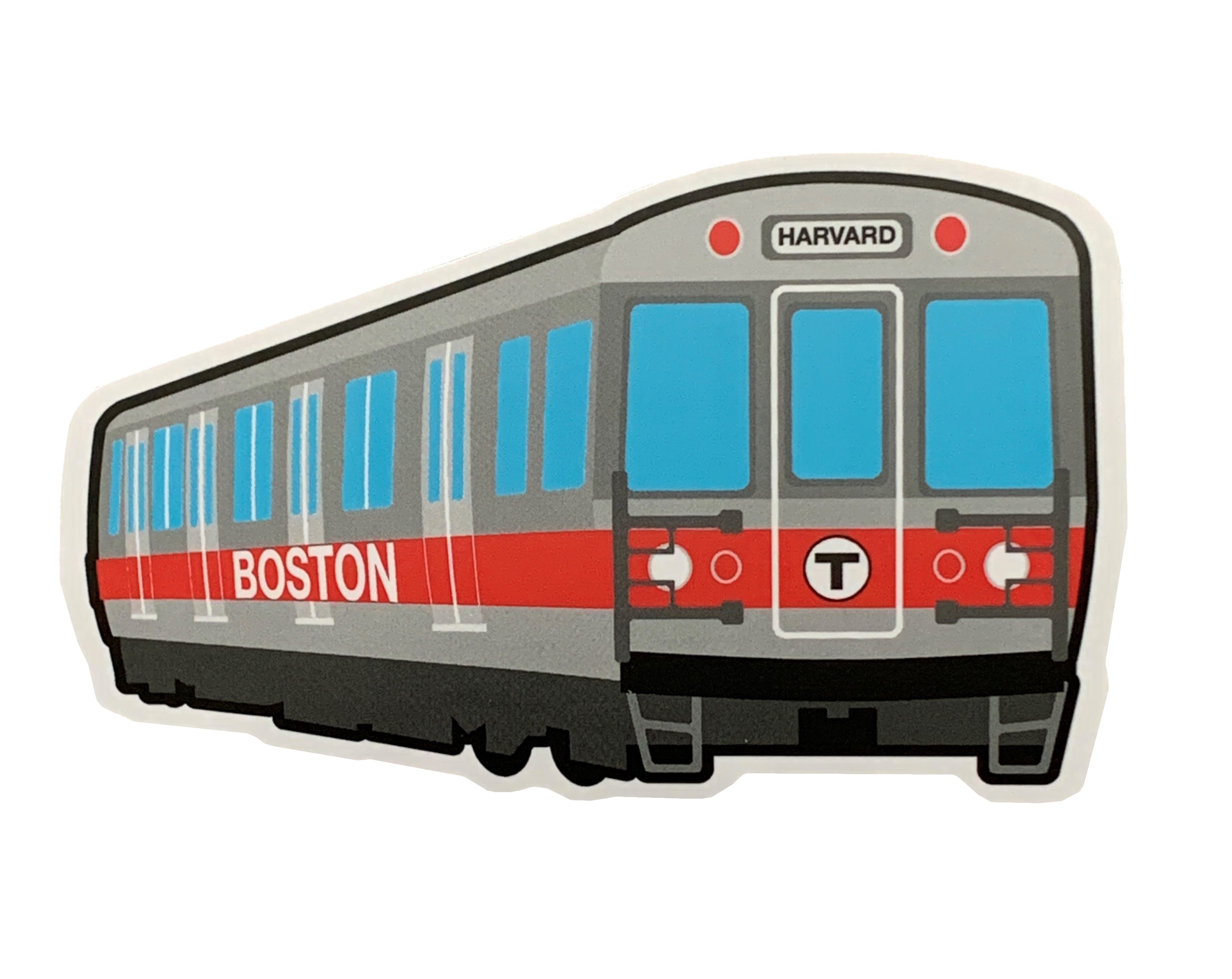 MBTA Red Line Subway Car Sticker – MBTAgifts
