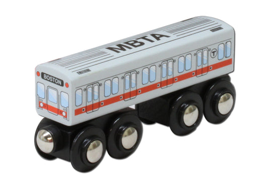MBTA Red Line Wooden Toy Train