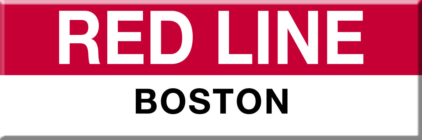 Red Line Station Magnet: Red Line; Boston