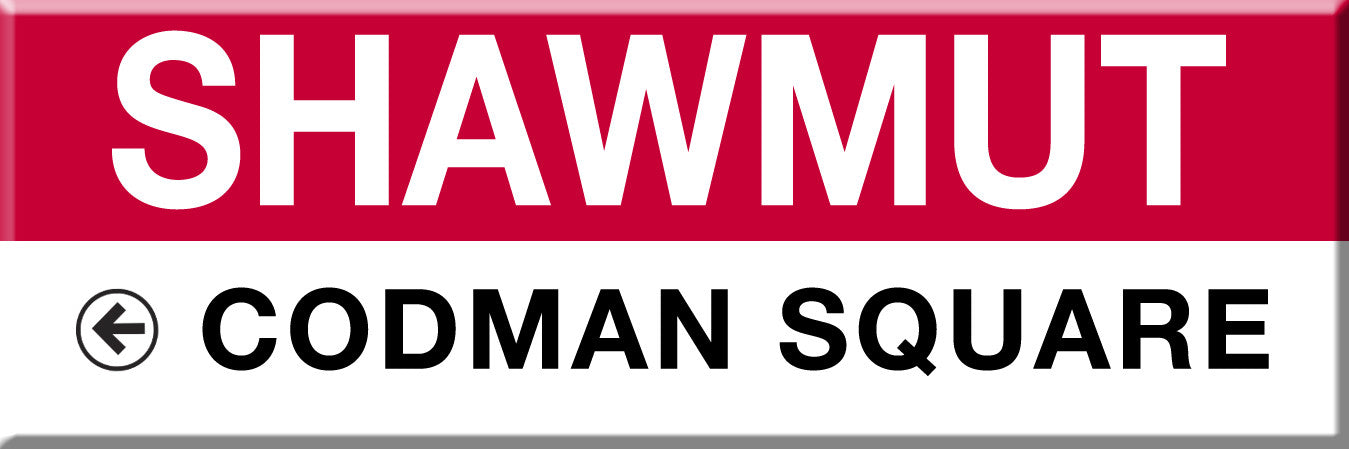 Red Line Station Magnet: Shawmut; Codman Square