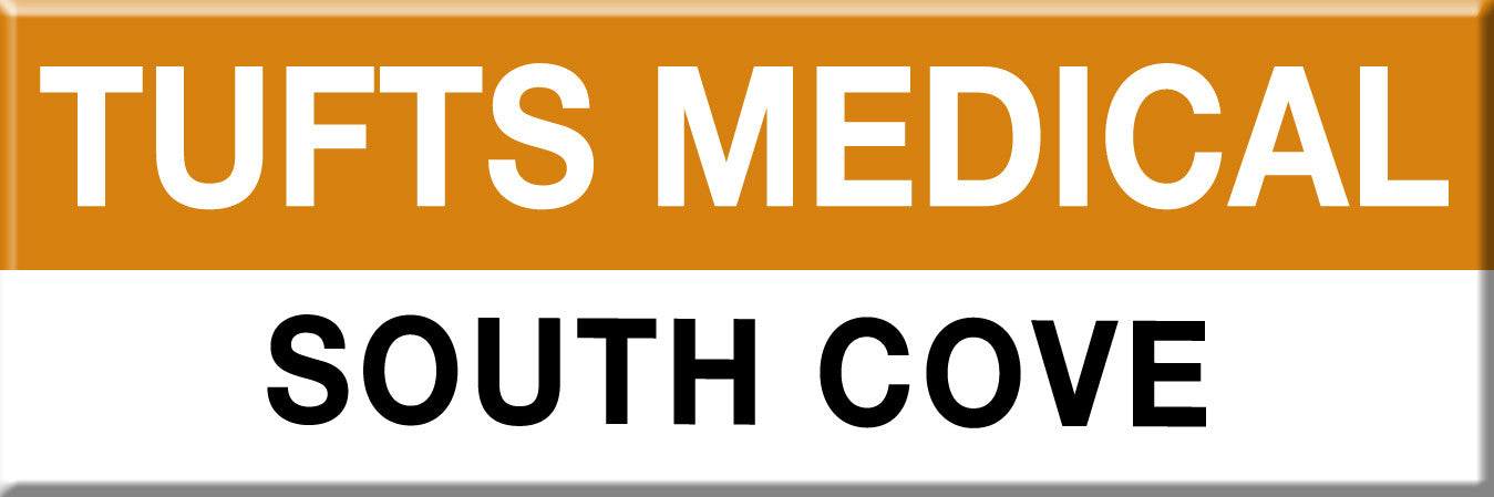 Orange Line Station Magnet: Tufts Medical; South Cove
