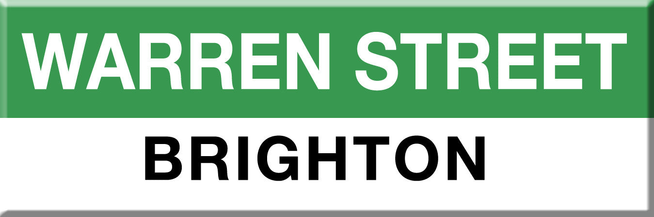 Green Line Station Magnet: Warren Street; Brighton
