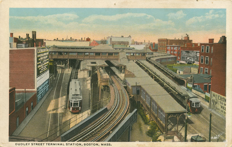 Vintage Postcard: Dudley Street Terminal
