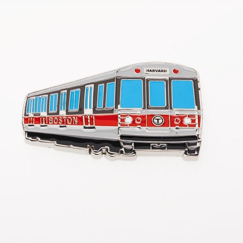 MBTA Boston Red Line Subway Car Metal Magnet