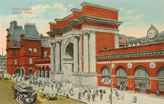Vintage Postcard: Union Station at Causeway Street