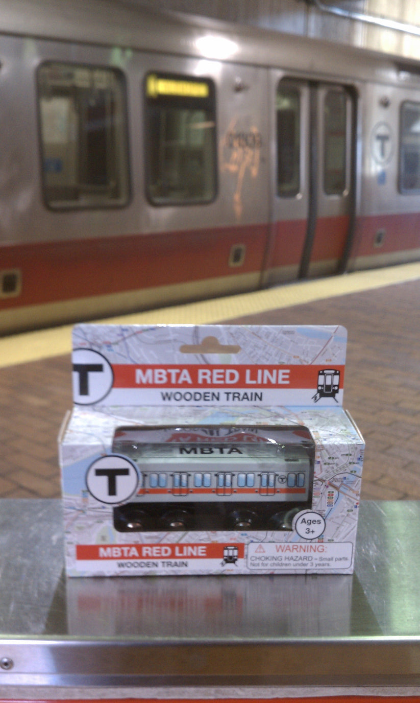 MBTA Red Line Wooden Toy Train – MBTAgifts
