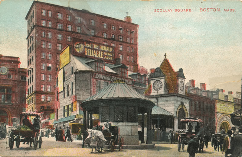 Vintage Postcard: Scollay Square